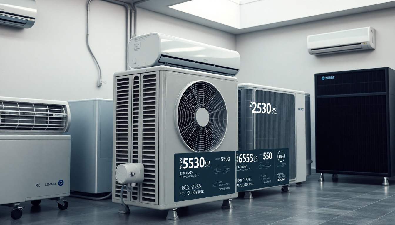 Coût réel sur la facture clim réversible vs autres systèmes de chauffage et clim