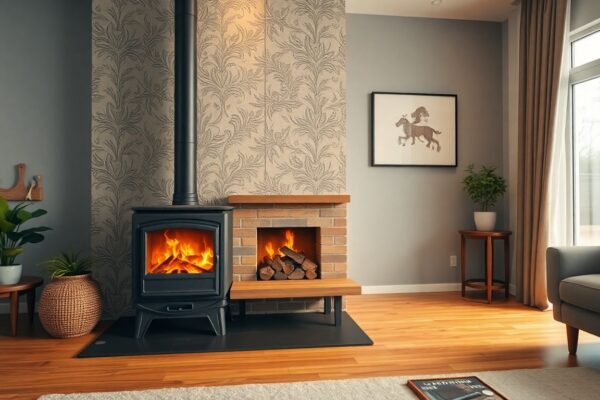 Parement pour poêle à bois : guide complet pour un mur sécurisé et ultra déco