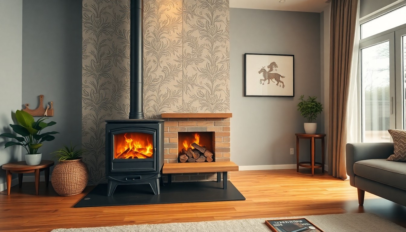 Parement pour poêle à bois : guide complet pour un mur sécurisé et ultra déco