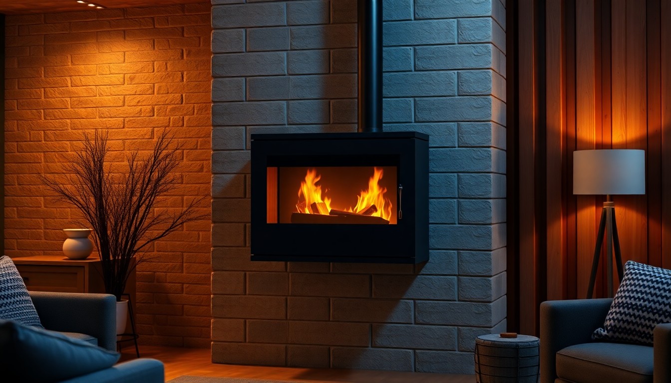 Poêle à bois suspendu mural : gagnez en style et en chaleur (avis expert)