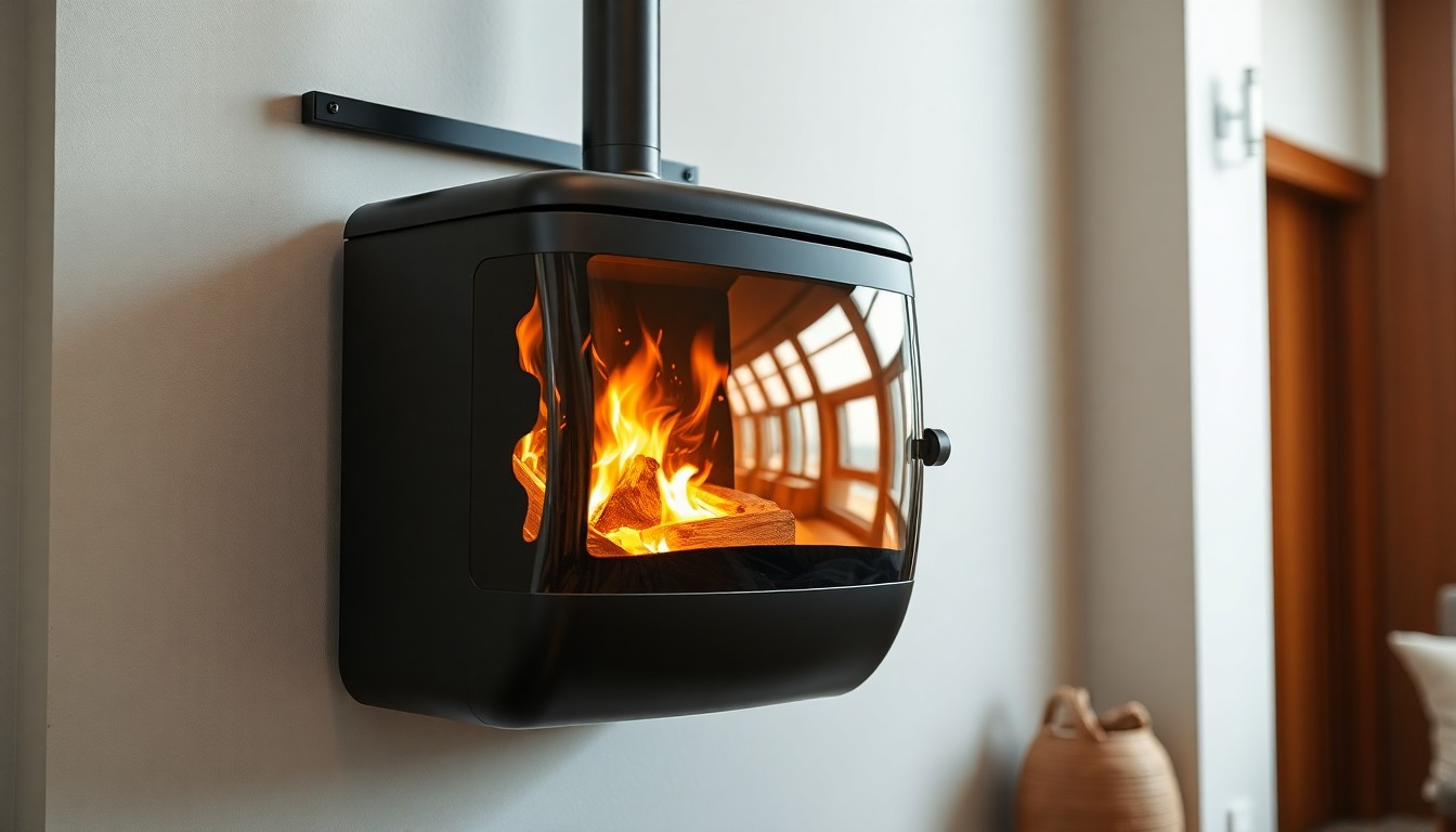 Installation dun poêle à bois suspendu muralnbsp guide pratique et précautions
