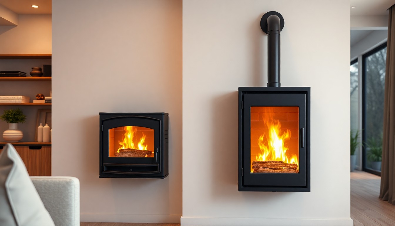 Pourquoi choisir un poêle à bois suspendu muralnbsp