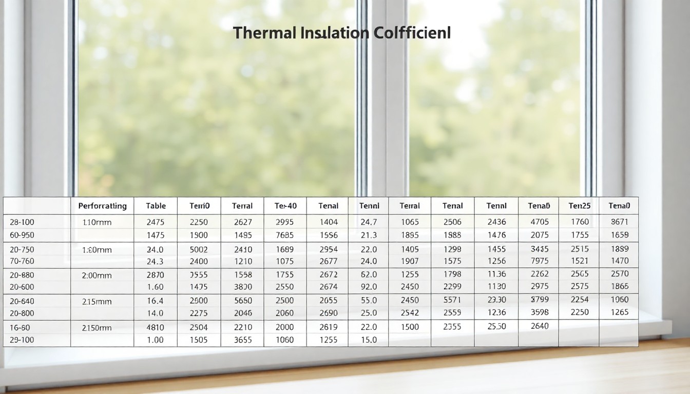 Comment lire et interpréter un tableau de coefficients disolation
