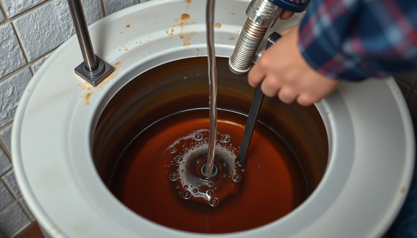 Étapes détaillées pour vider un ballon deau chaude